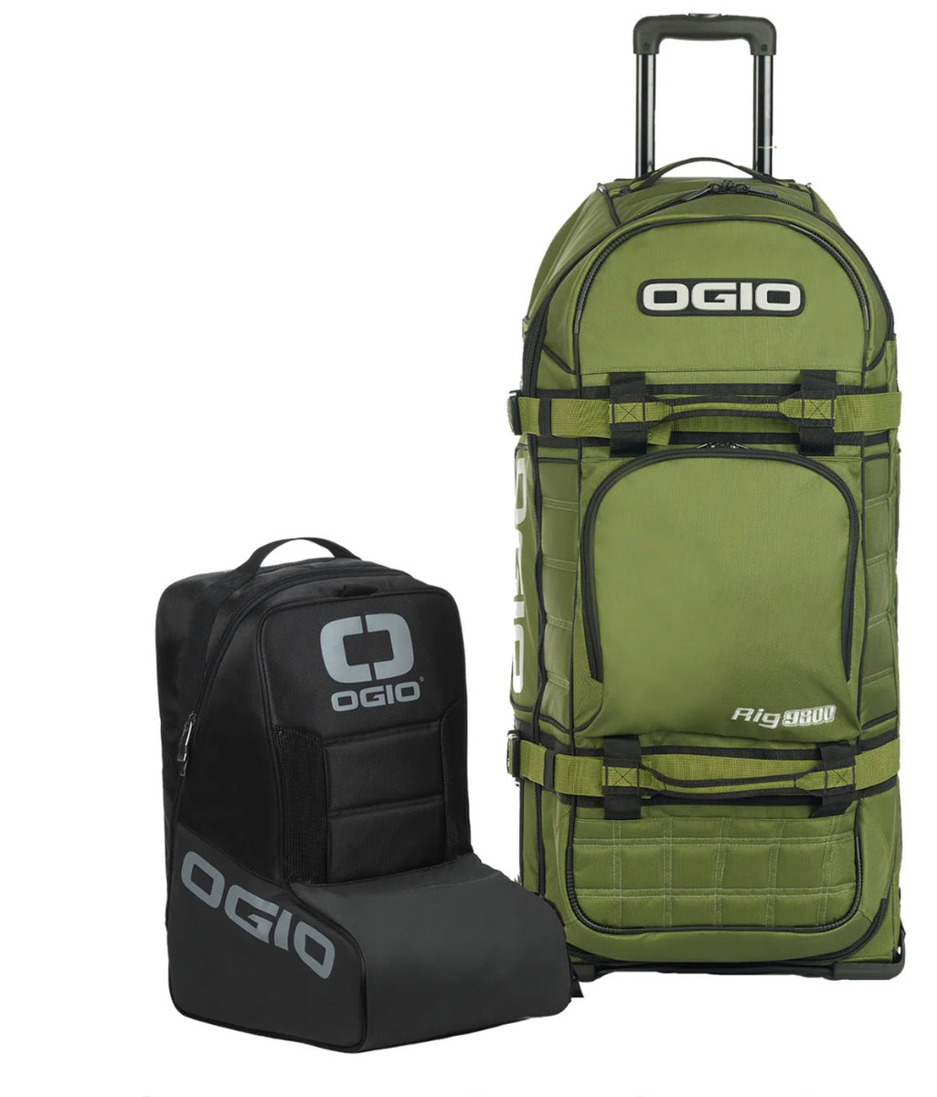 老GUY 品 Arctic Cat OGIO 9800 Gear Roller Bag - Black & Green - 5314-278